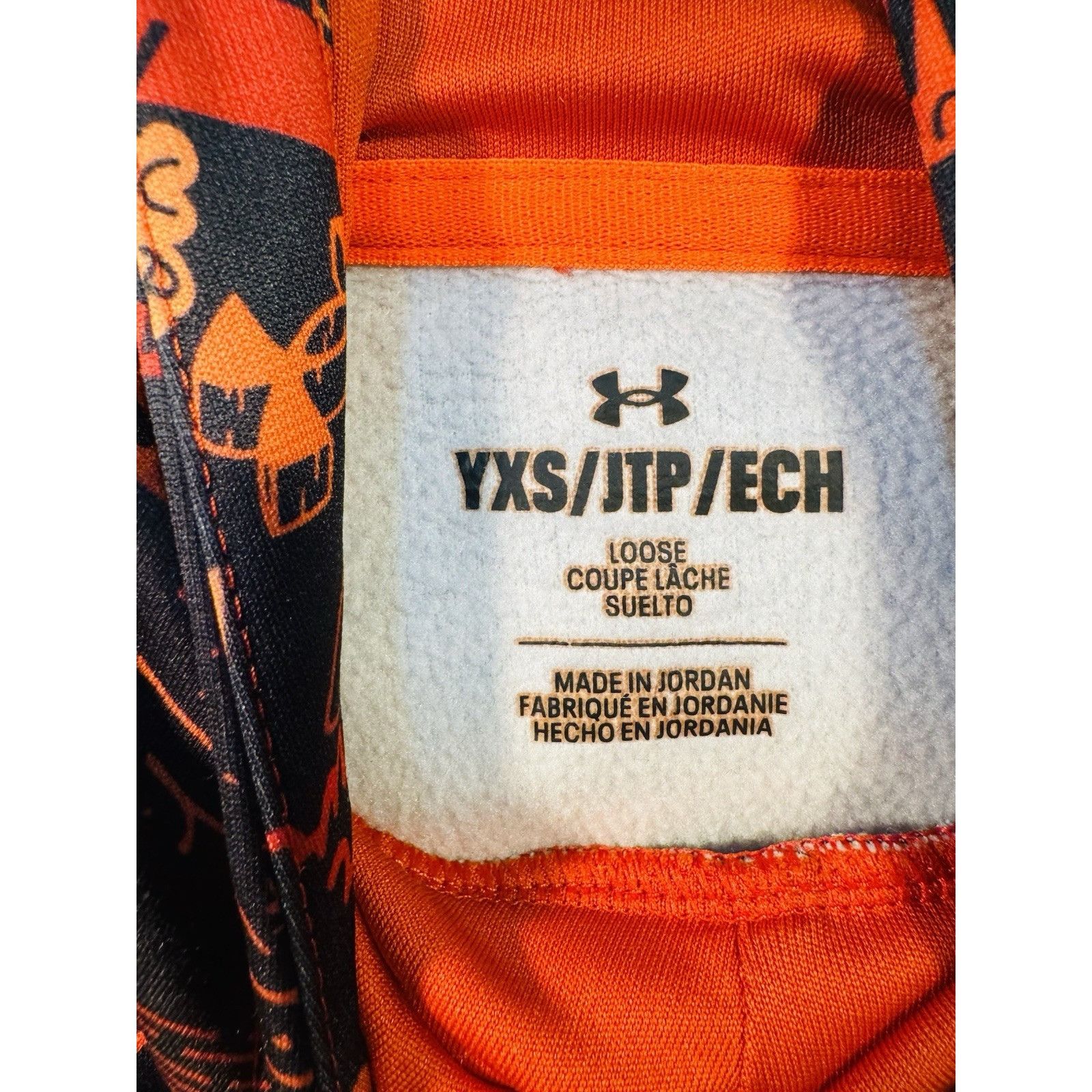 Under Armour Under Armour Red Logo Pullover Hoodie Sweater Jacket Boys Yo Size US XS / EU 42 / 0 - 3 Thumbnail