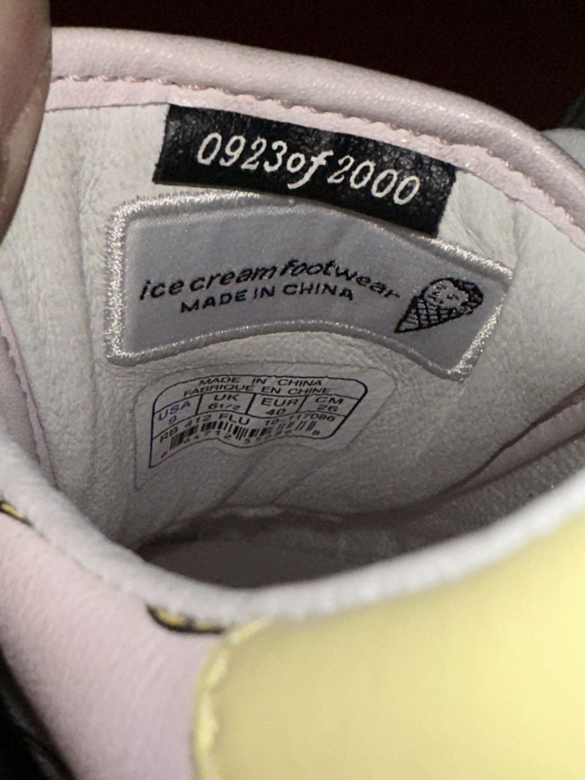 Billionaire Boys Club Reebok 'Let's Have Some' Ice Cream BBC Low S Violet/P Banana Size US 7.5 / EU 40-41 - 6 Thumbnail