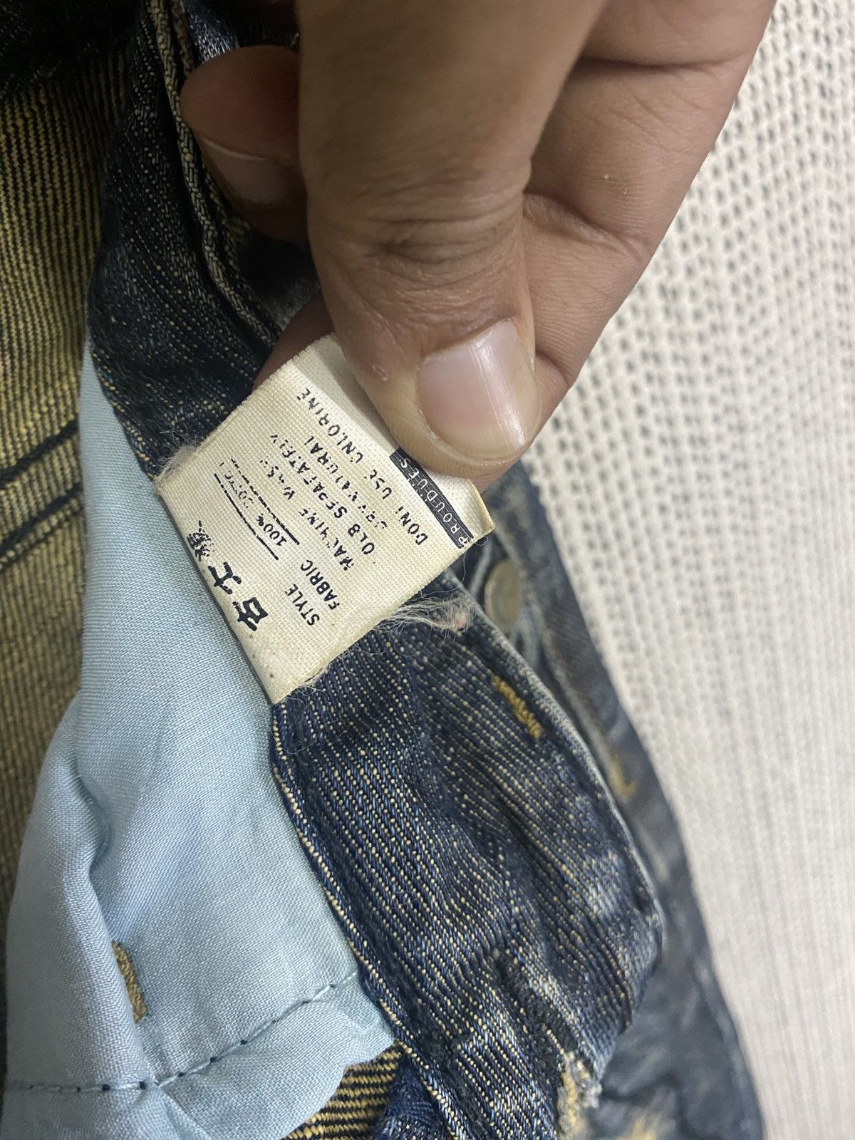 Japanese Brand These jeans feature a distressed and punk-inspired design, Size US 30 / EU 46 - 10 Thumbnail