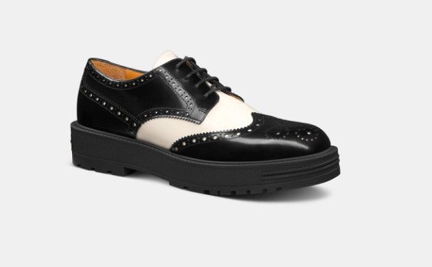 Dior o1w1db11124 Teddy-D Derby Shoes in Black & White Size US 8 / IT 38 - 2 Thumbnail