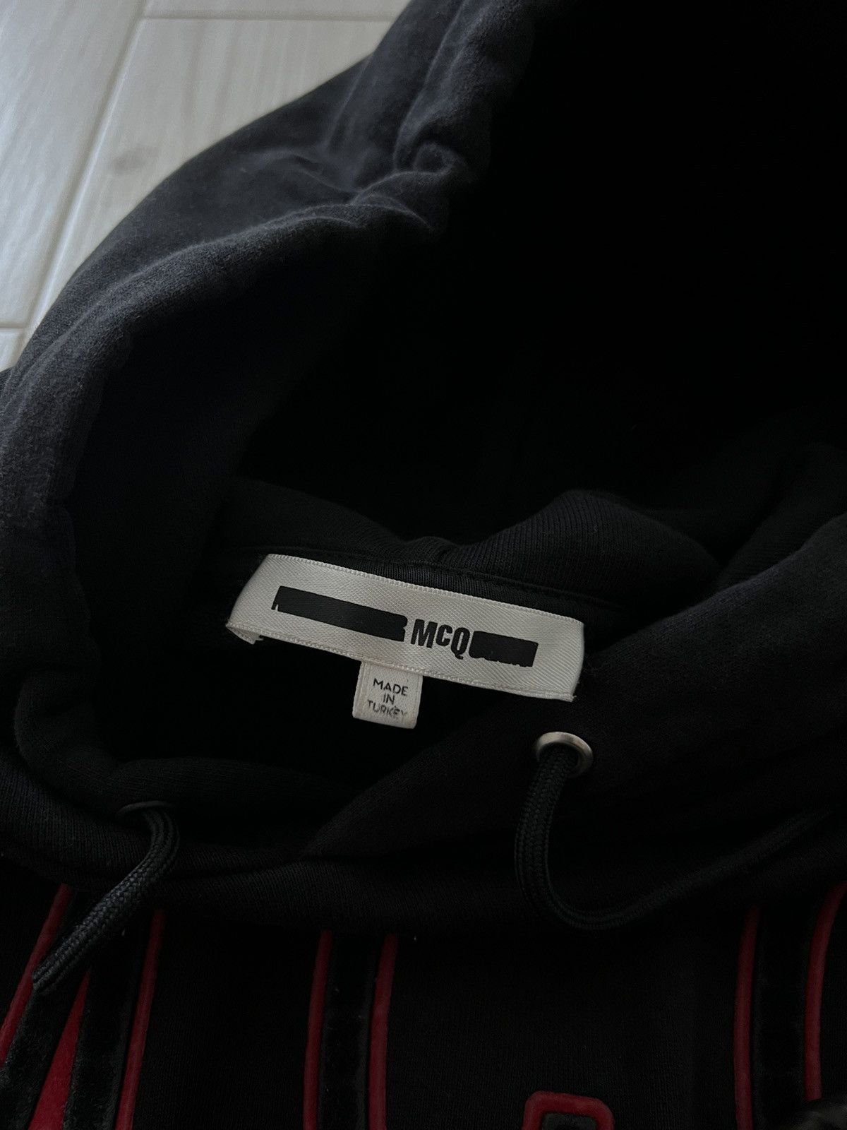 Alexander McQueen MCQ Alexander McQueen Hoodie Logo Reverse Vintage Size US S / EU 44-46 / 1 - 15 Thumbnail
