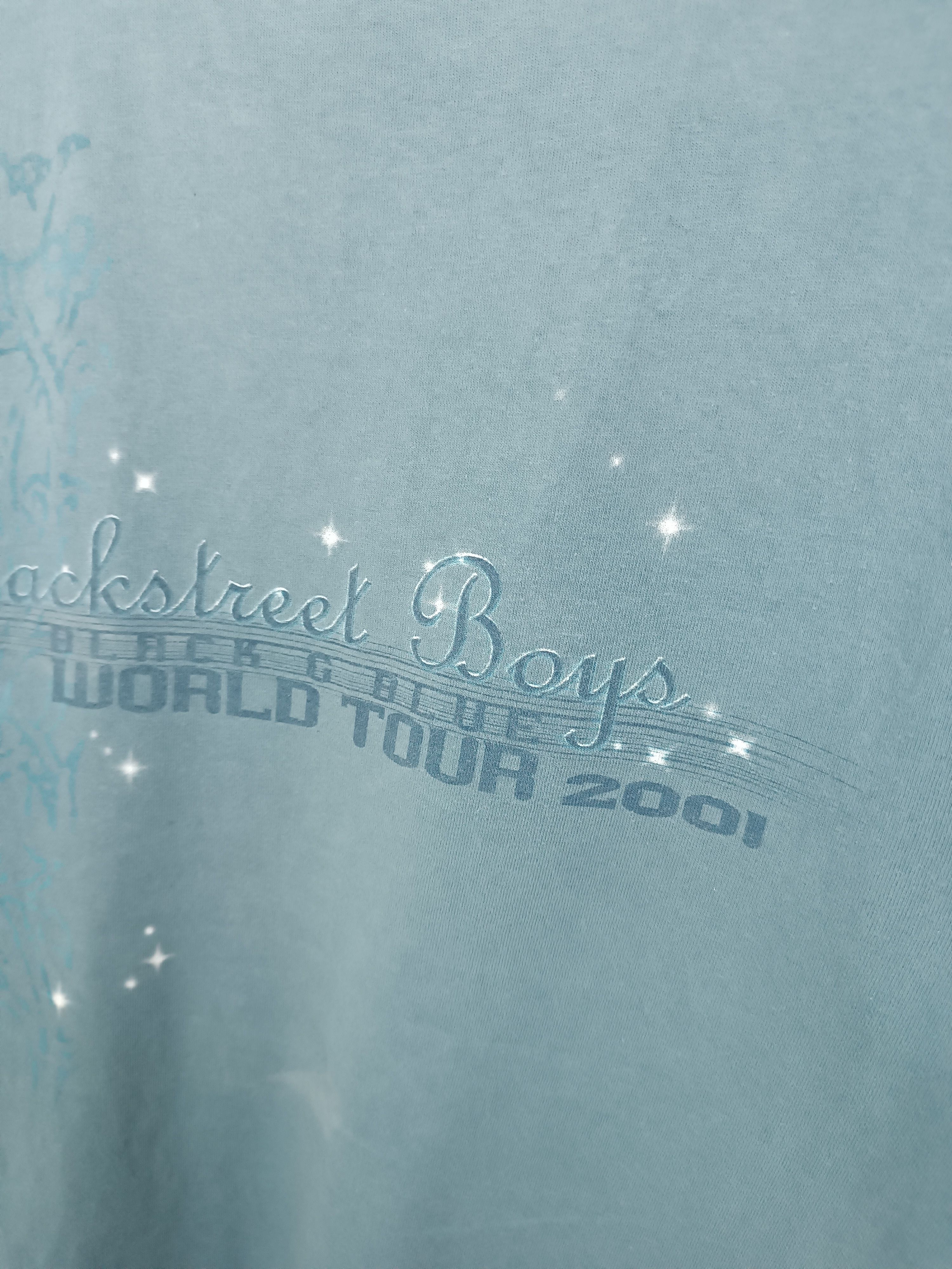Band Tees VINTAGE 2001 BACKSTREET BOYS BLACK & BLUE TOUR nsync otown Size US M / EU 48-50 / 2 - 18 Thumbnail