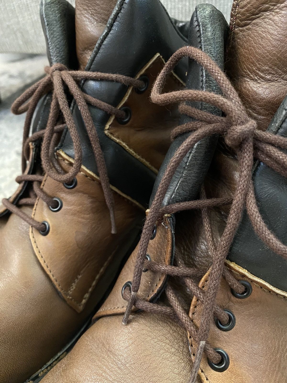 Dirk Bikkembergs 90s Leather Ankle Boots Size US 10 / EU 43 - 5 Thumbnail