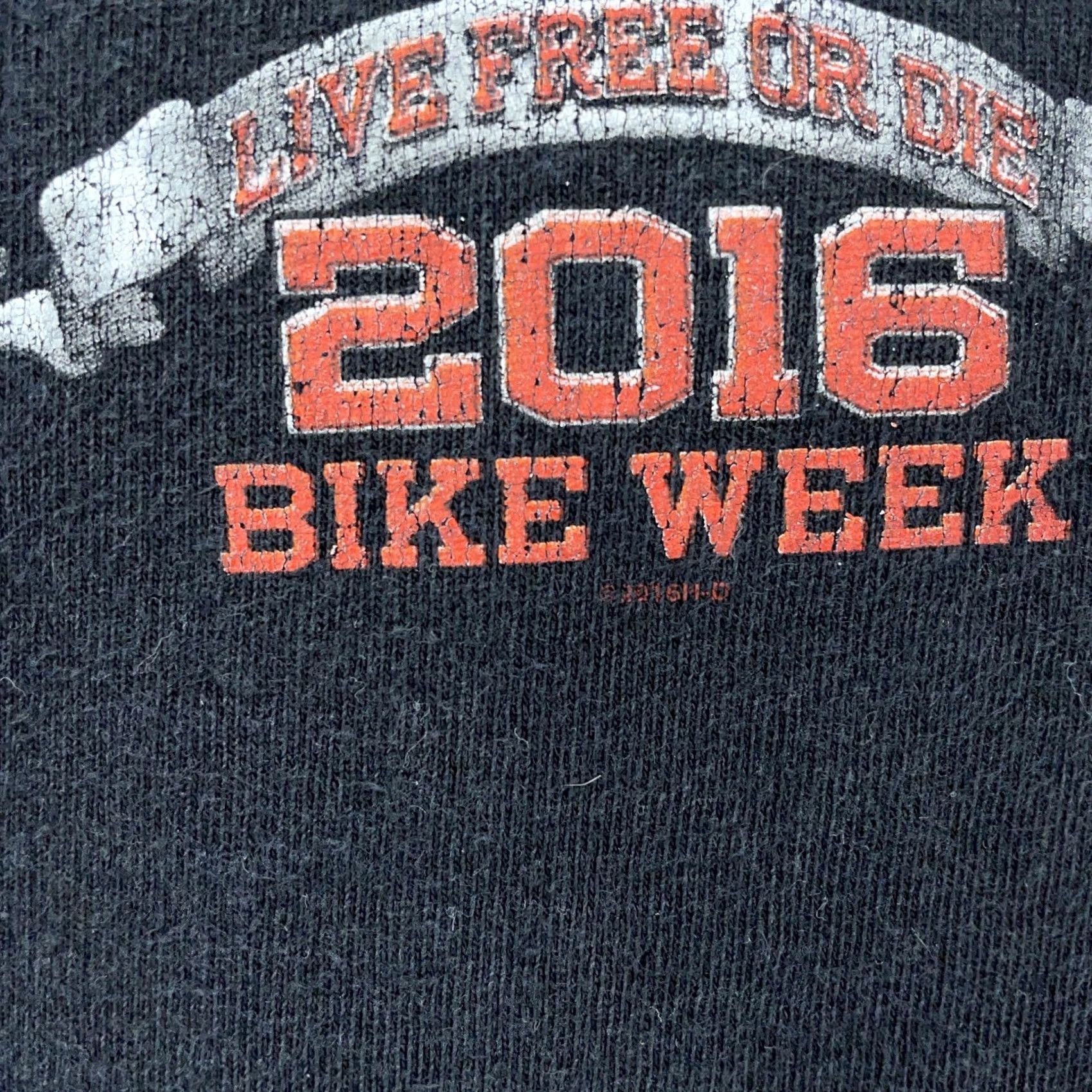 Harley Davidson Harley-Davidson Shirt L/XL Black 2016 Bike Week Concord NH Graphic Heritage Mens T-Shirt Short Sleeve Crew Neck Cotton Graphic Print Vintage: No Size US L / EU 52-54 / 3 - 6 Thumbnail