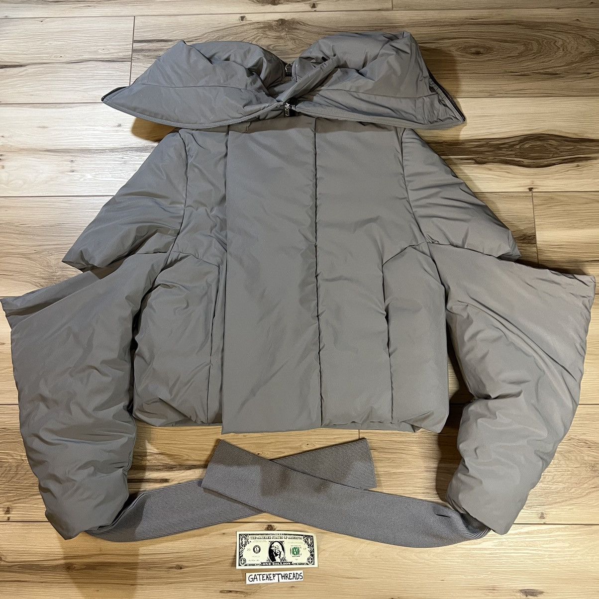 Rick Owens FW22 Strobe Reflex Gauntlet Jacket Size US S / EU 44-46 / 1 - 3 Thumbnail