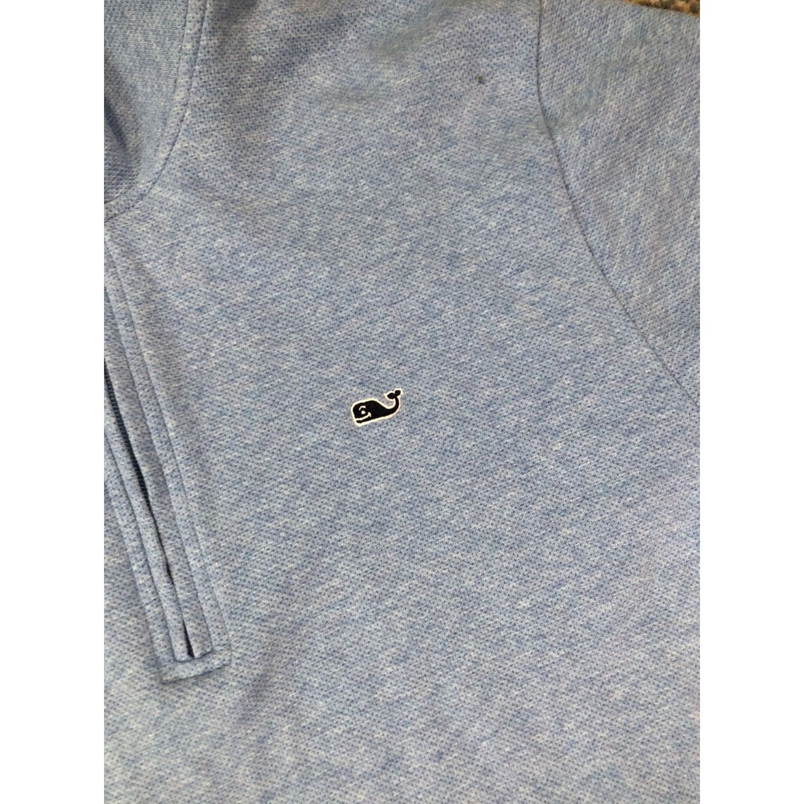 Vineyard Vines Vineyard Vines Sweatshirt Mens M Blue 1/4 Zip Mock Neck Pullover Fleece Apparel Knit Size US M / EU 48-50 / 2 - 7 Thumbnail
