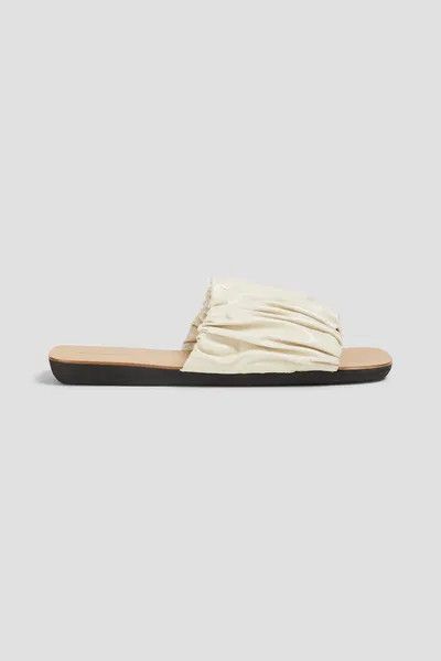 Jil Sander o1y1025 Slippers in Ivory Size US 9 / IT 39 - 1 Thumbnail