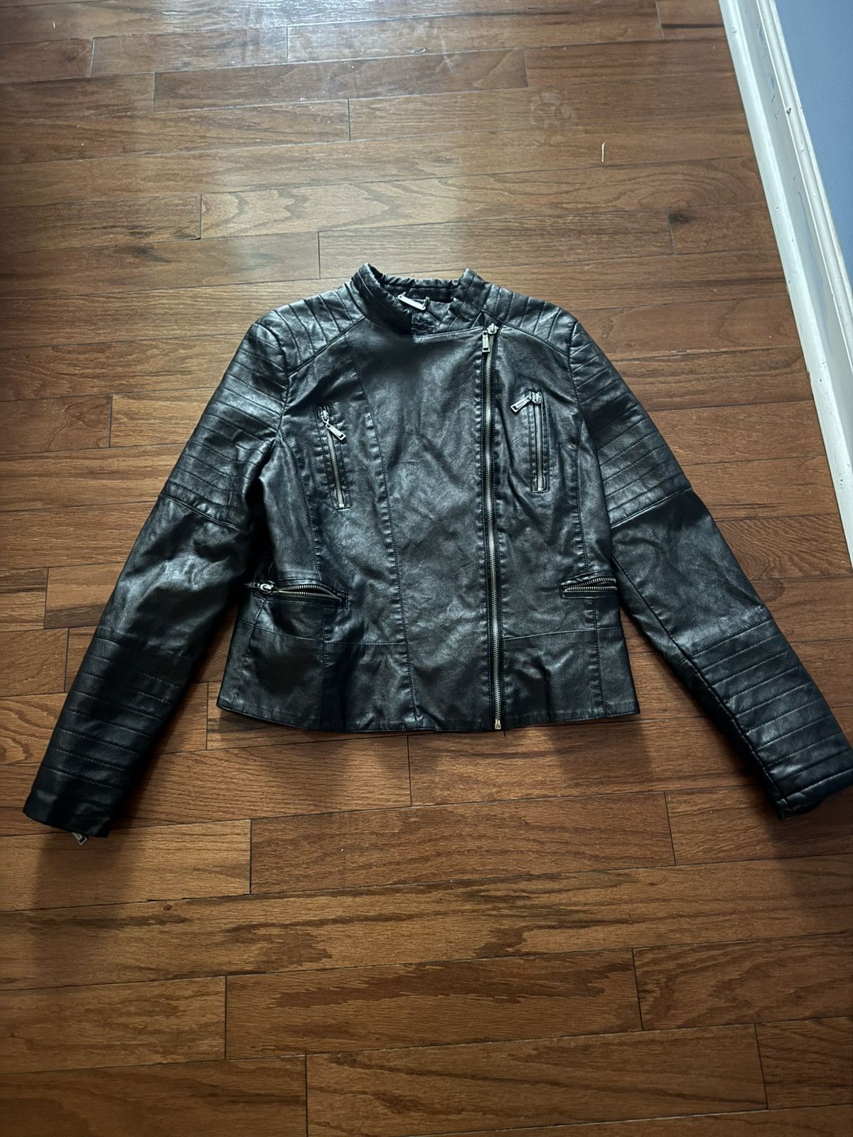 Japanese Brand JouJou Vintage Leather Biker Jacket Size US S / EU 44-46 / 1 - 1 Thumbnail