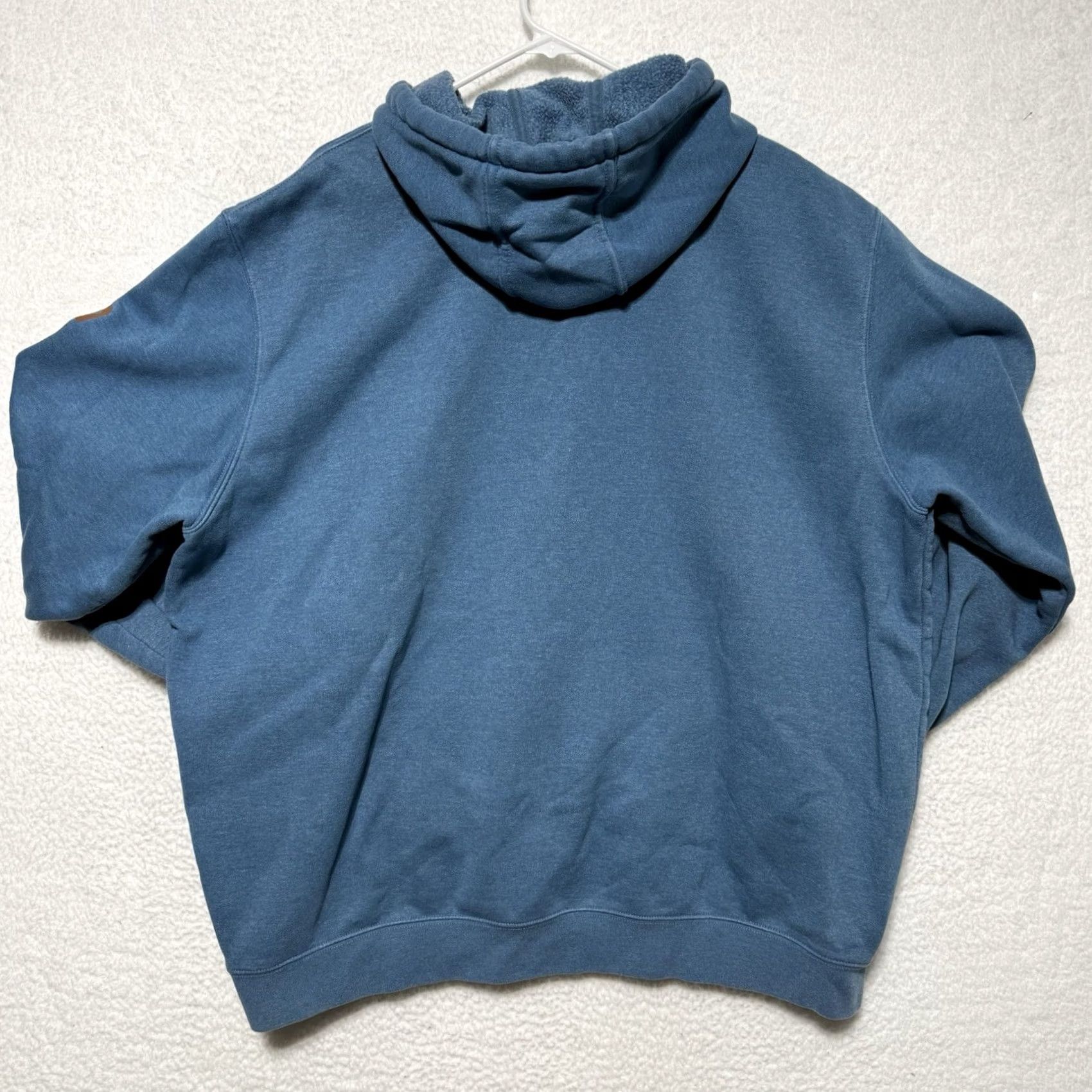 Carhartt Carhartt Sweatshirt Hooded Logo K288 137 Original Fit Blue 2XL Men Pullover Cotton Blend Regular Hoodie Sweatshirt Logo 2XL Mens Size US XXL / EU 58 / 5 - 2 Thumbnail