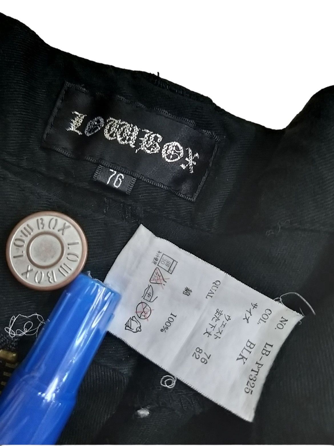 Le Grande Bleu (L.G.B.) SICK🔥JAPANESE BRAND LOWBOX BONDAGE/TACTICAL COTTON PANT Size US 30 / EU 46 - 11 Thumbnail