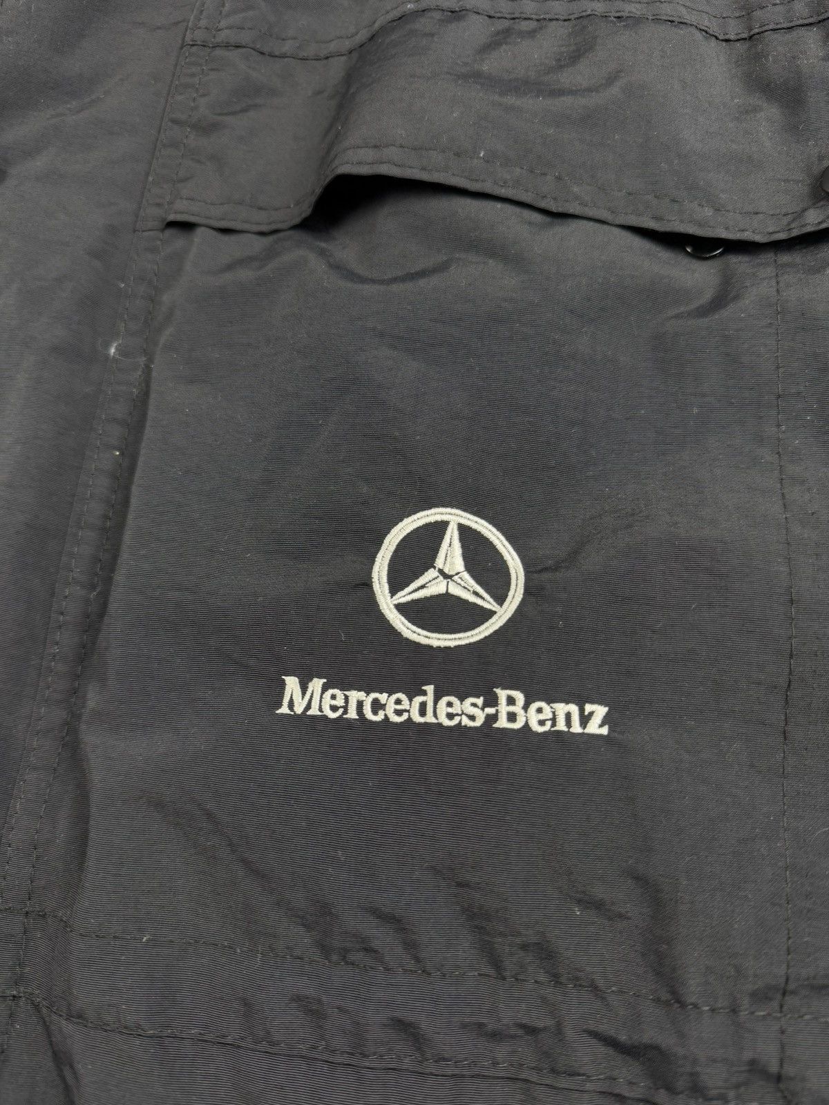 Mercedes-Benz 90S Mercedes Benz Nylon Moto Pocket Windbreaker Light Jacket Size US XL / EU 56 / 4 - 6 Thumbnail