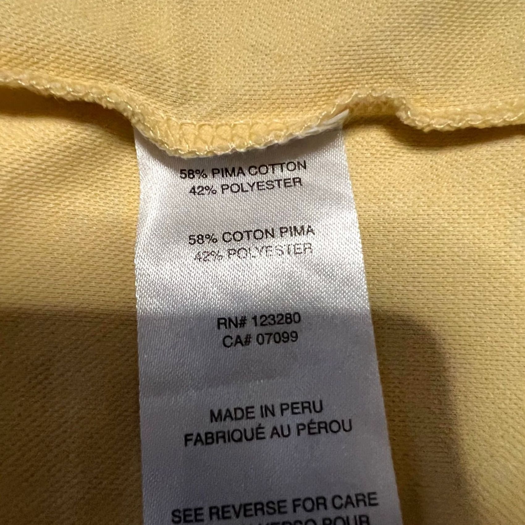 TravisMathew Travis Mathew Polo Shirt Mens Large Yellow Golf Performance All Over Print L Mens Size US L / EU 52-54 / 3 - 7 Thumbnail