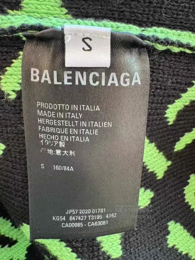 Balenciaga Balenciaga Full Print Sweater Size US S / EU 44-46 / 1 - 4 Thumbnail