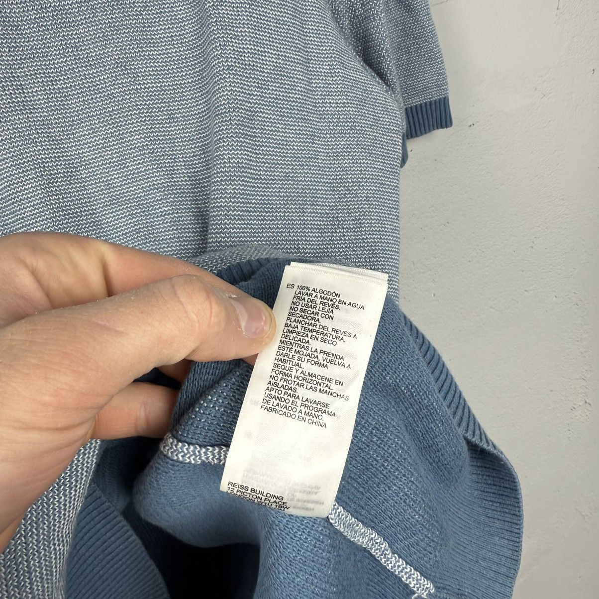 Reiss Vintage Reiss Polo Shirt Light Blue Size US M / EU 48-50 / 2 - 8 Thumbnail