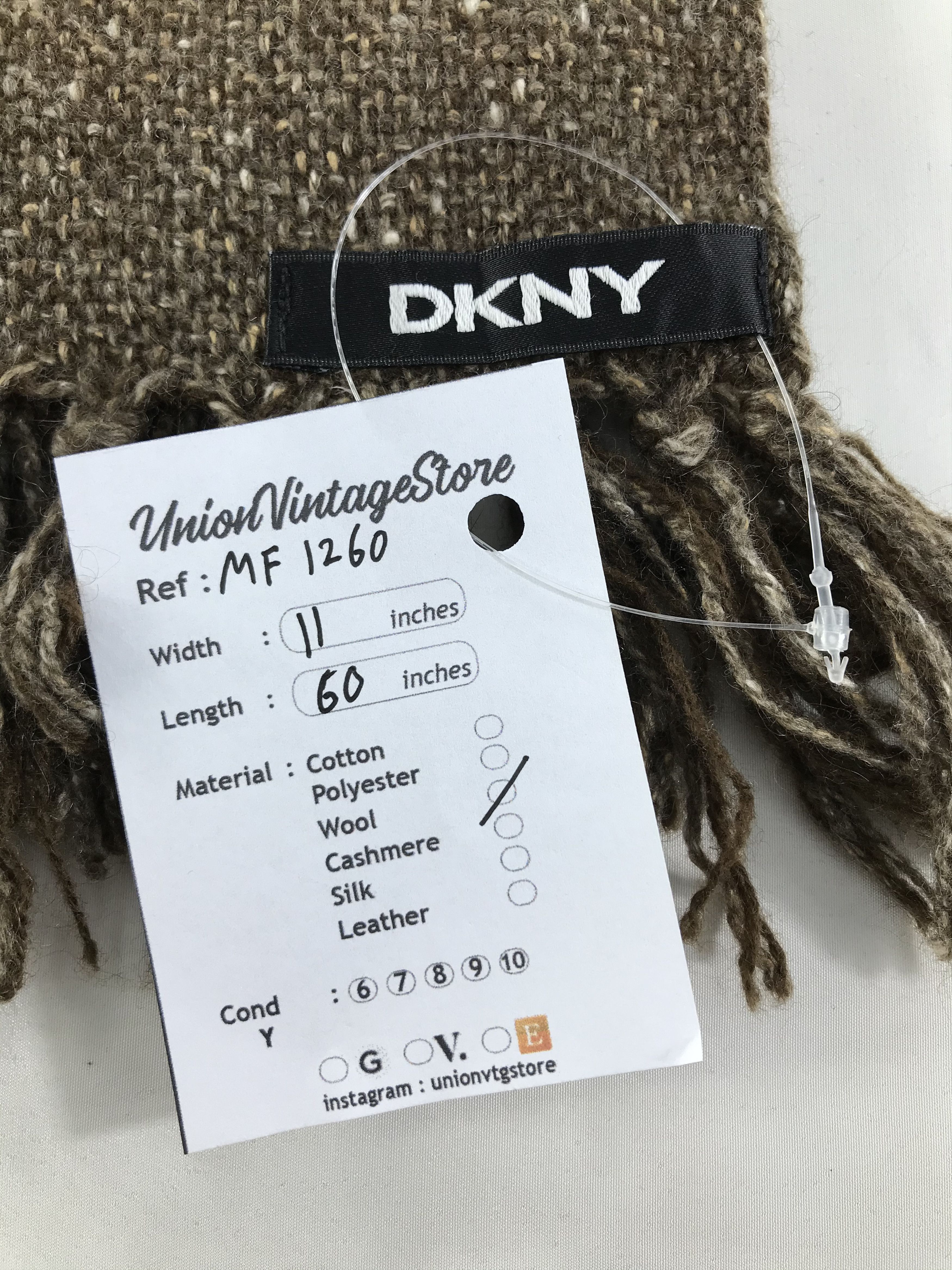 DKNY Vintage DKNY Scarf/Muffler/Neckwear MF1260 Size ONE SIZE - 4 Thumbnail