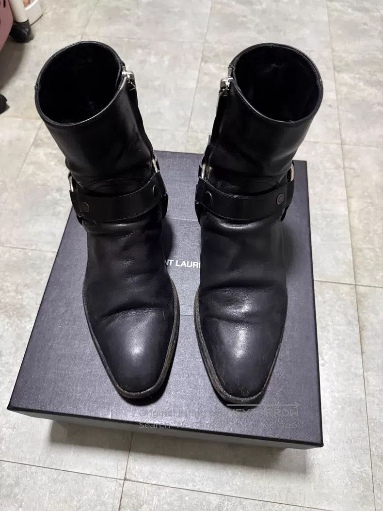 Saint Laurent Paris Saint Laurent Paris Chelsea boots with side buckle i Size US 8 / EU 41 - 2 Thumbnail