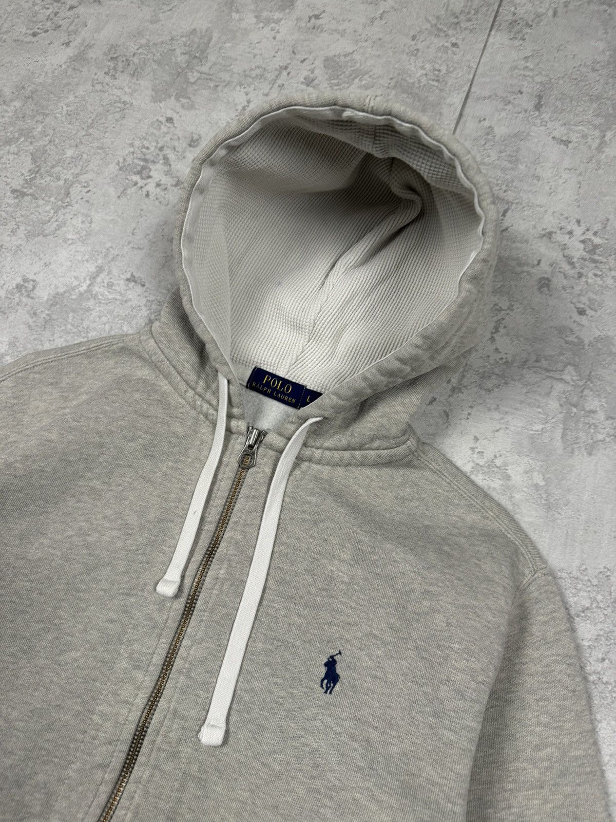 Polo Ralph Lauren Polo Ralph Lauren Y2K Gray Zip Hoodie Size L Size US L / EU 52-54 / 3 - 4 Thumbnail