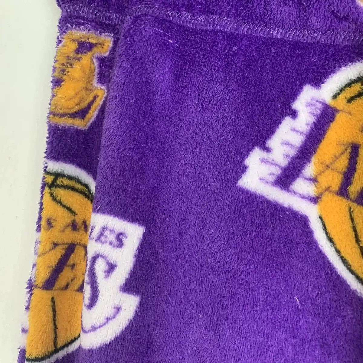 NBA Vintage Lakers Monogram NBA Fleece Pants Spring Waist Size L Size US 34 / EU 50 - 4 Thumbnail