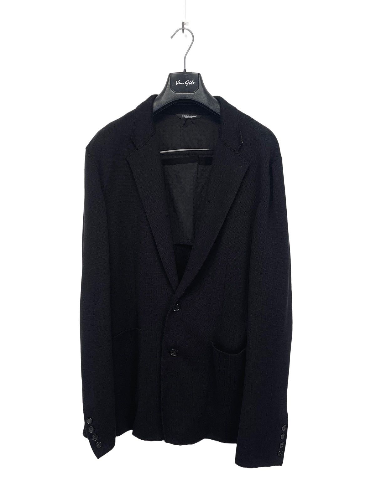 Dolce & Gabbana $3K Waffle Knit Blazer Jacket Size US L / EU 52-54 / 3 - 3 Thumbnail