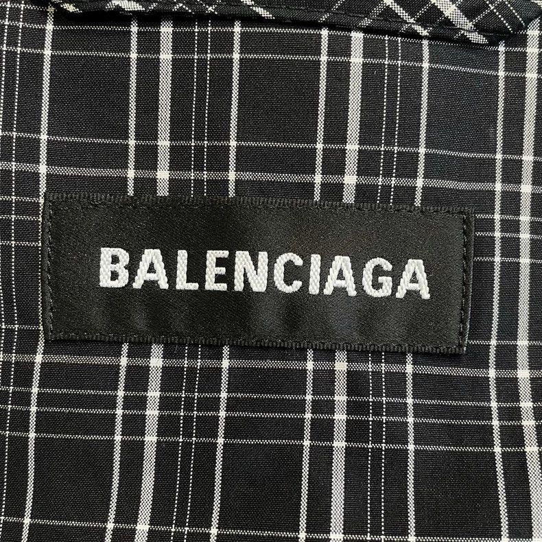 Balenciaga Balenciaga Black Plaid Jacket Size US S / EU 44-46 / 1 - 5 Thumbnail