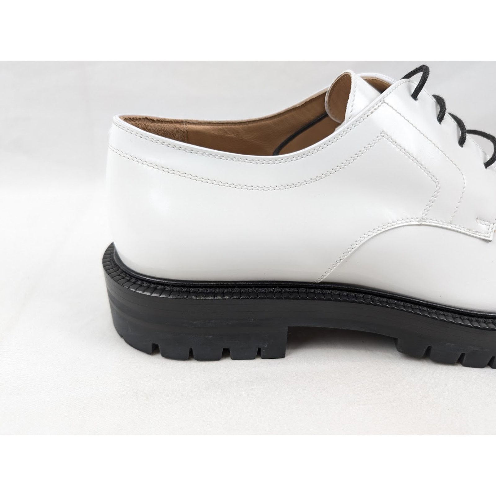 Maison Margiela o1rshd1 Laced Tabi Loafers in White Size US 11 / EU 44 - 5 Thumbnail