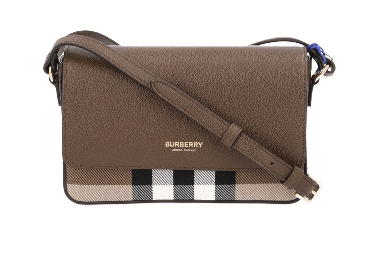Burberry o1w1db10226 Size: OS / Hampshire Check Crossbody Bag Size ONE SIZE - 1 Thumbnail