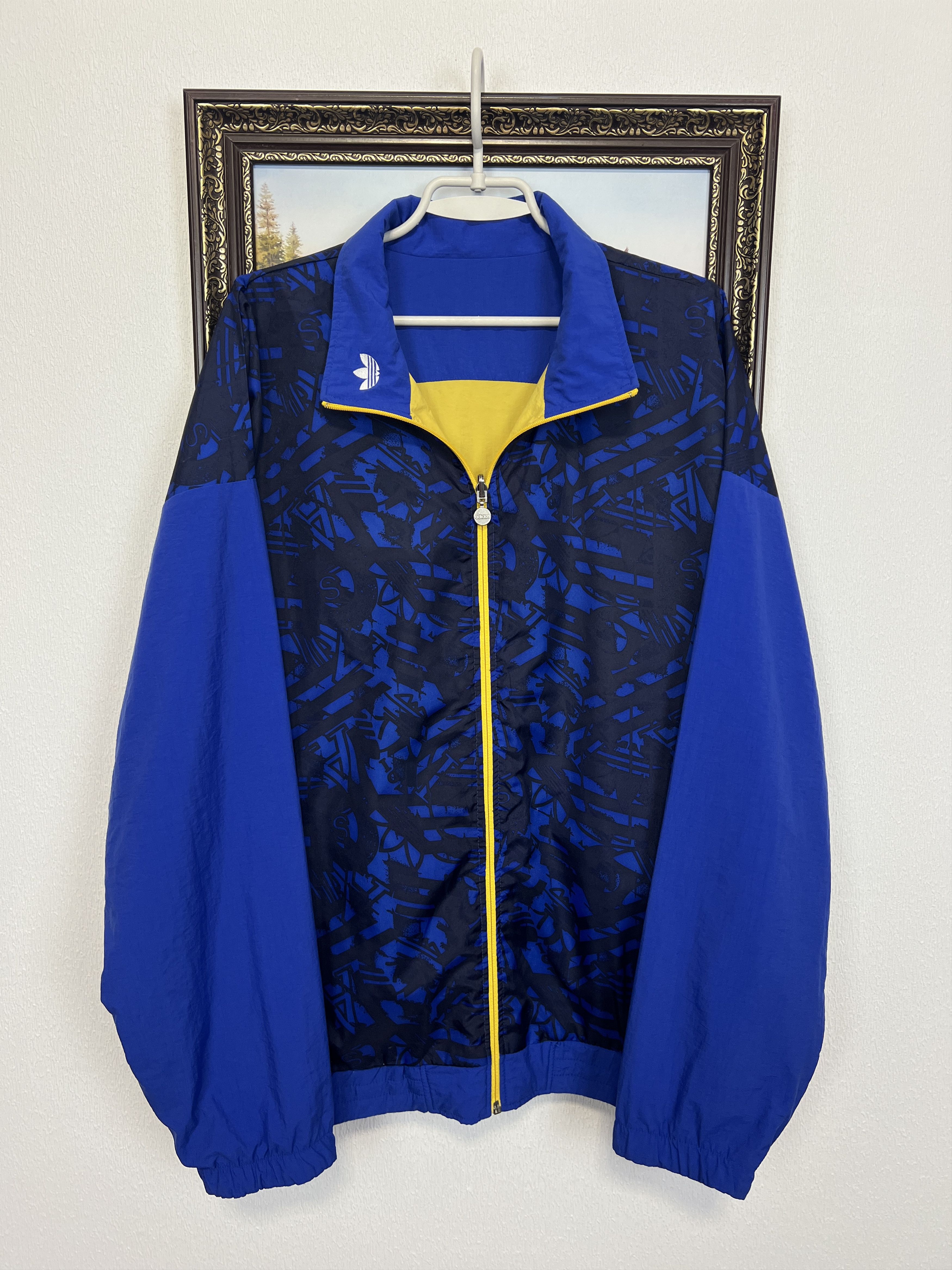 Adidas Vintage Sweden Double Sided Jacket Soccer Track Top Rare Size US L / EU 52-54 / 3 - 10 Thumbnail