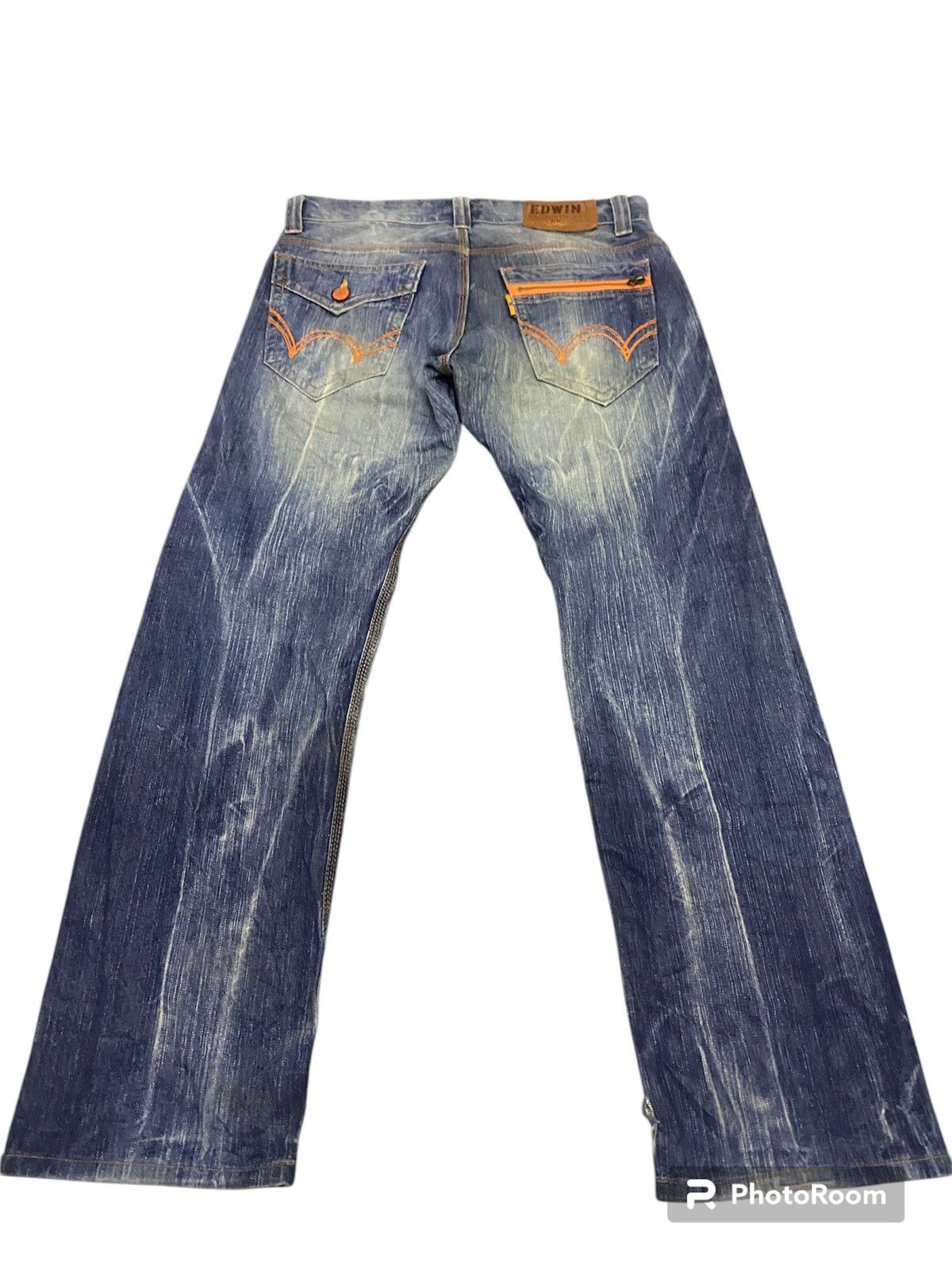 Edwin × Hysteric Glamour × Japanese Brand Edwin japan 🇯🇵 crazy wash Size US 35 - 2 Thumbnail