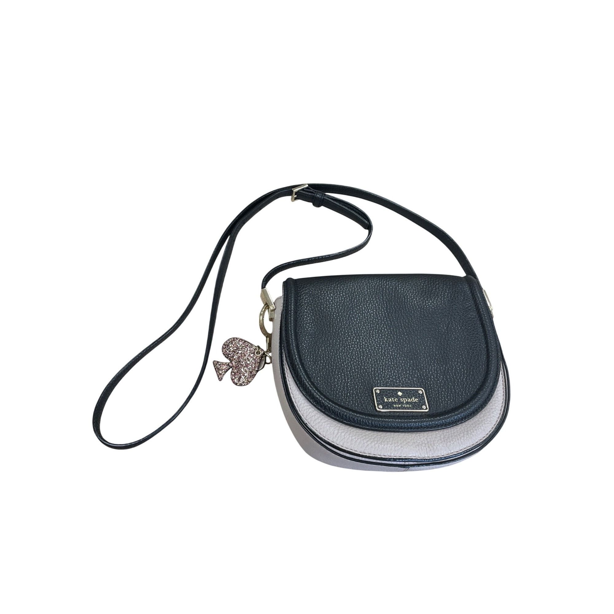 Kate Spade Kate Spade Womens Leather Black Gray charmed crossbody Handb Size ONE SIZE - 23 Thumbnail
