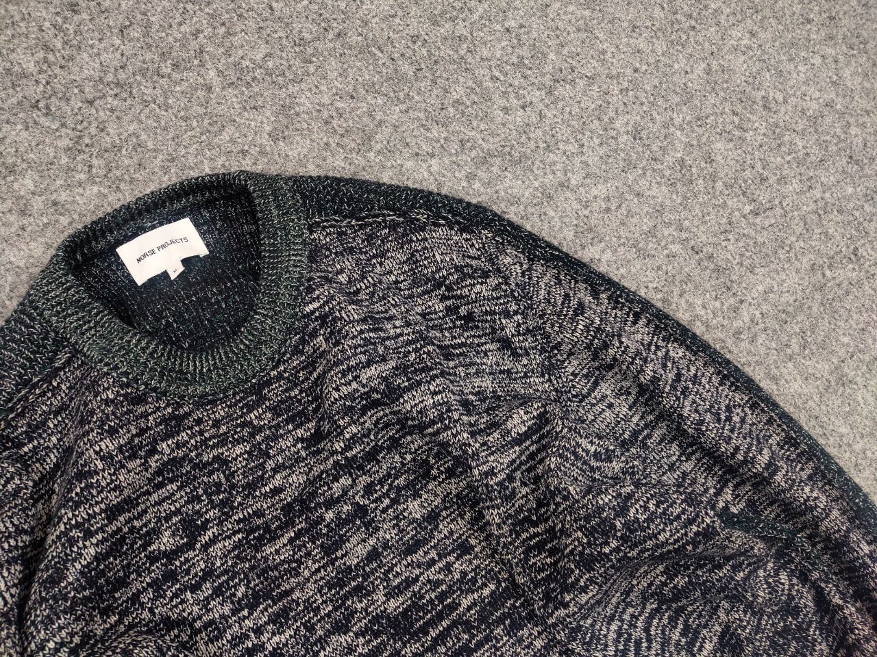 Norse Projects Norse Projects Design Arild Moulin Dark Gray Knit Sweater Size US M / EU 48-50 / 2 - 7 Thumbnail