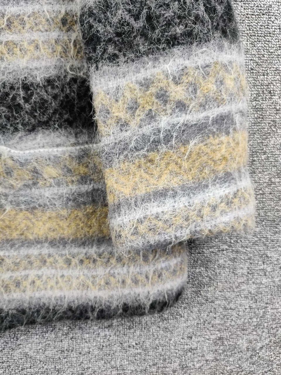 Japanese Brand Love Rich Mohair Cardigan Nice Design Size US M / EU 48-50 / 2 - 3 Thumbnail