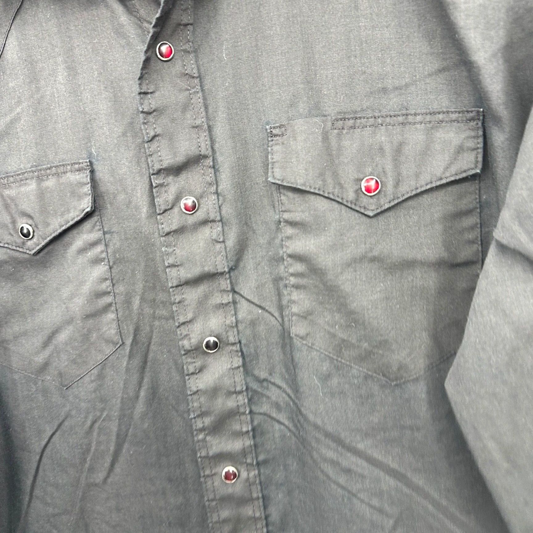 Wrangler VINTAGE Wrangler Shirt Men 18 35 Pearl Snap Long Tails Western Rodeo Cowboy Size US XXL / EU 58 / 5 - 7 Thumbnail