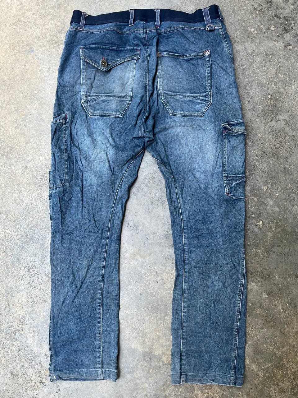 Japanese Brand FIELDCORE JAPANESE BRAND JEANS CARGO BONDAGE Size US 37 - 6 Thumbnail
