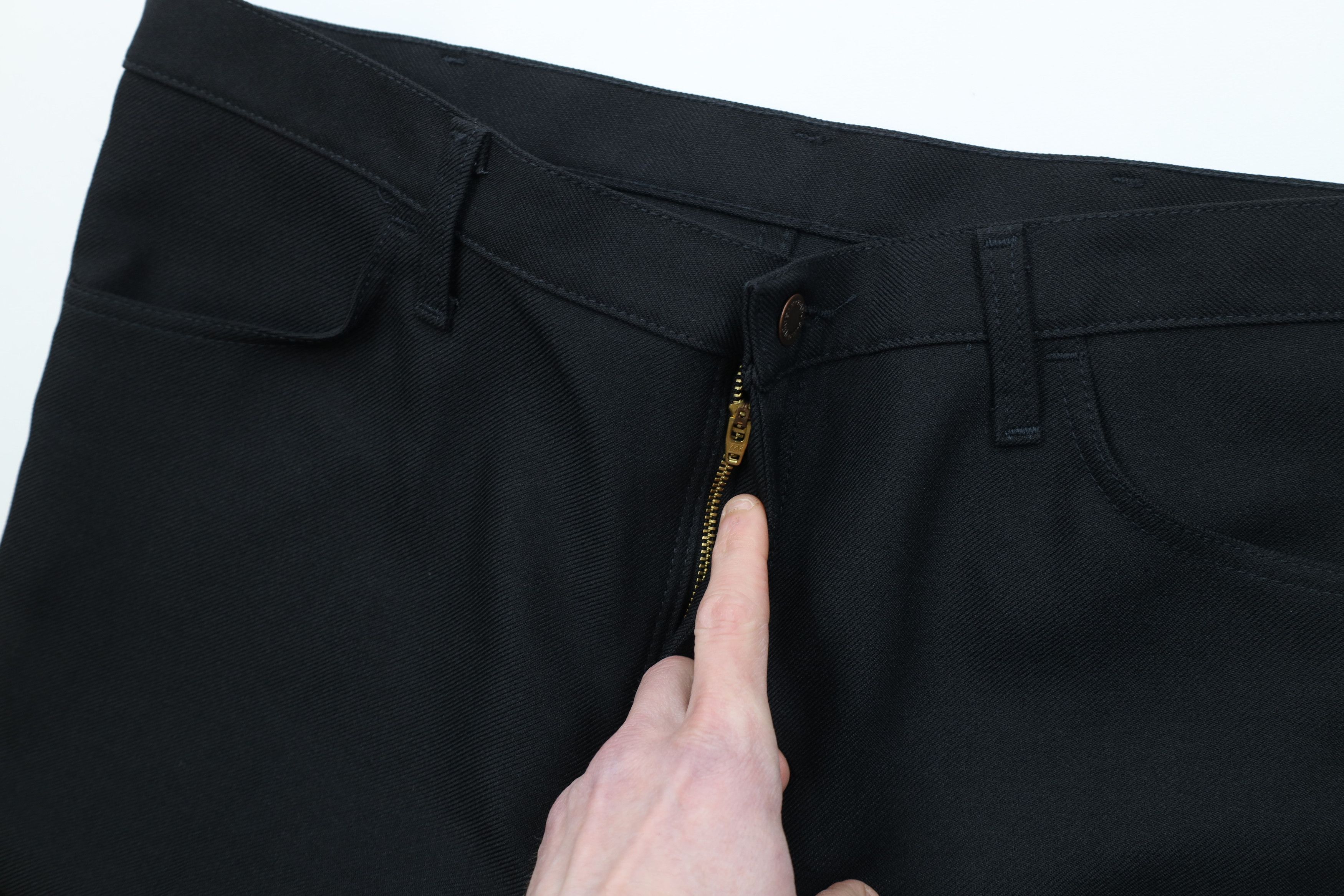 Wrangler Vintage 90s Wrangler Wide Leg Western Chino Pants Black Size US 38 / EU 54 - 7 Thumbnail