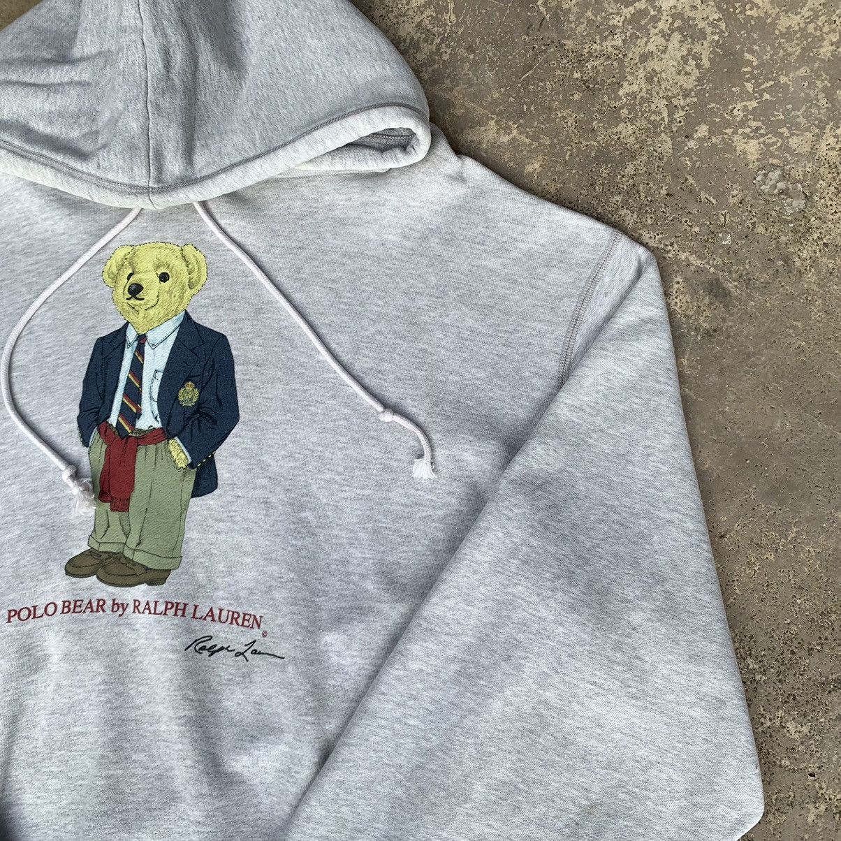 Vintage Rare! Vintage 90s Polo Bear Ralph Lauren Hoodie Size US L / EU 52-54 / 3 - 6 Thumbnail