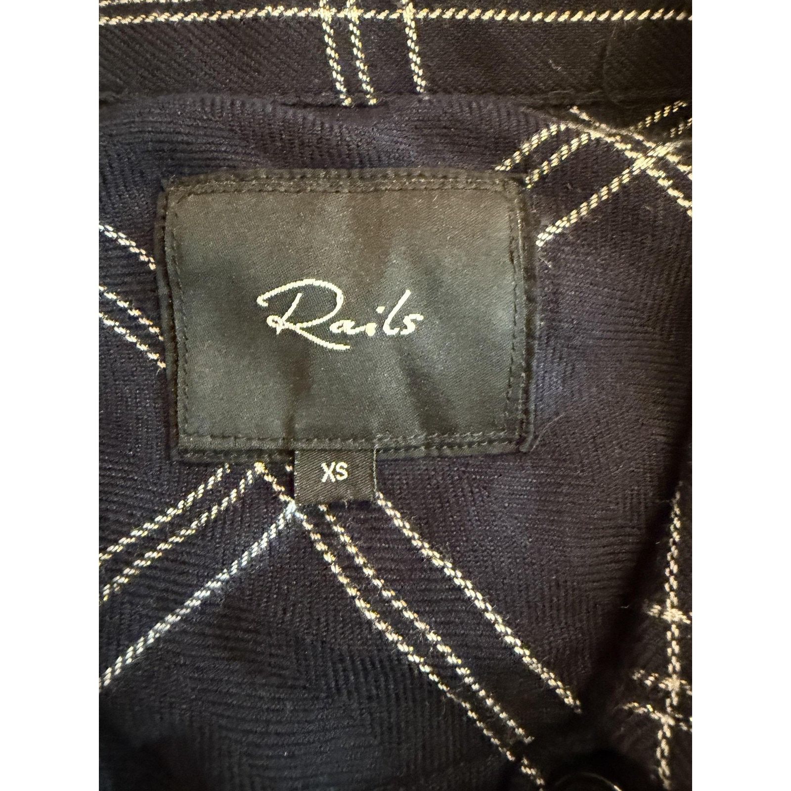 Rails Rails Womens Shirt XS Snow Plaid Button-Up LS Top Size XS / US 0-2 / IT 36-38 - 2 Thumbnail