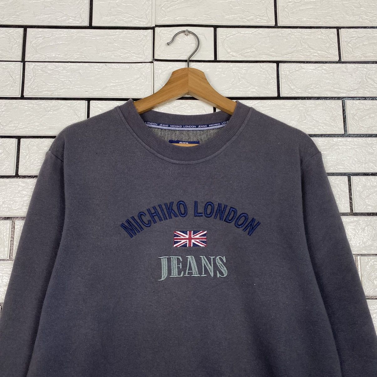 Japanese Brand 📌Vintage Sweatshirt Michiko London Big Logo Size US M / EU 48-50 / 2 - 4 Thumbnail