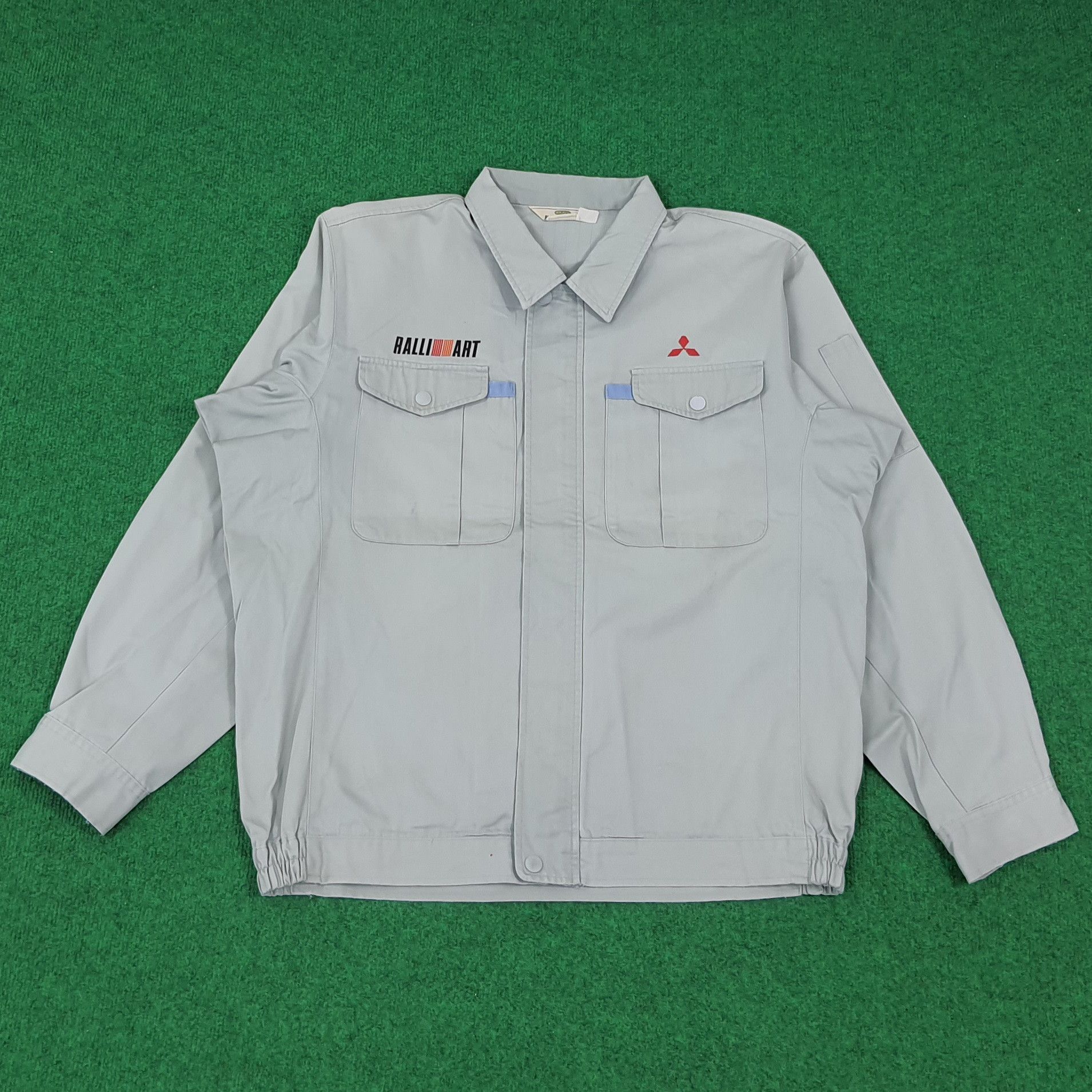 Japanese Brand × Vintage Vintage Mitsubishi Ralli Art Japan Racing Motorsports Jacket Size US XL / EU 56 / 4 - 3 Thumbnail