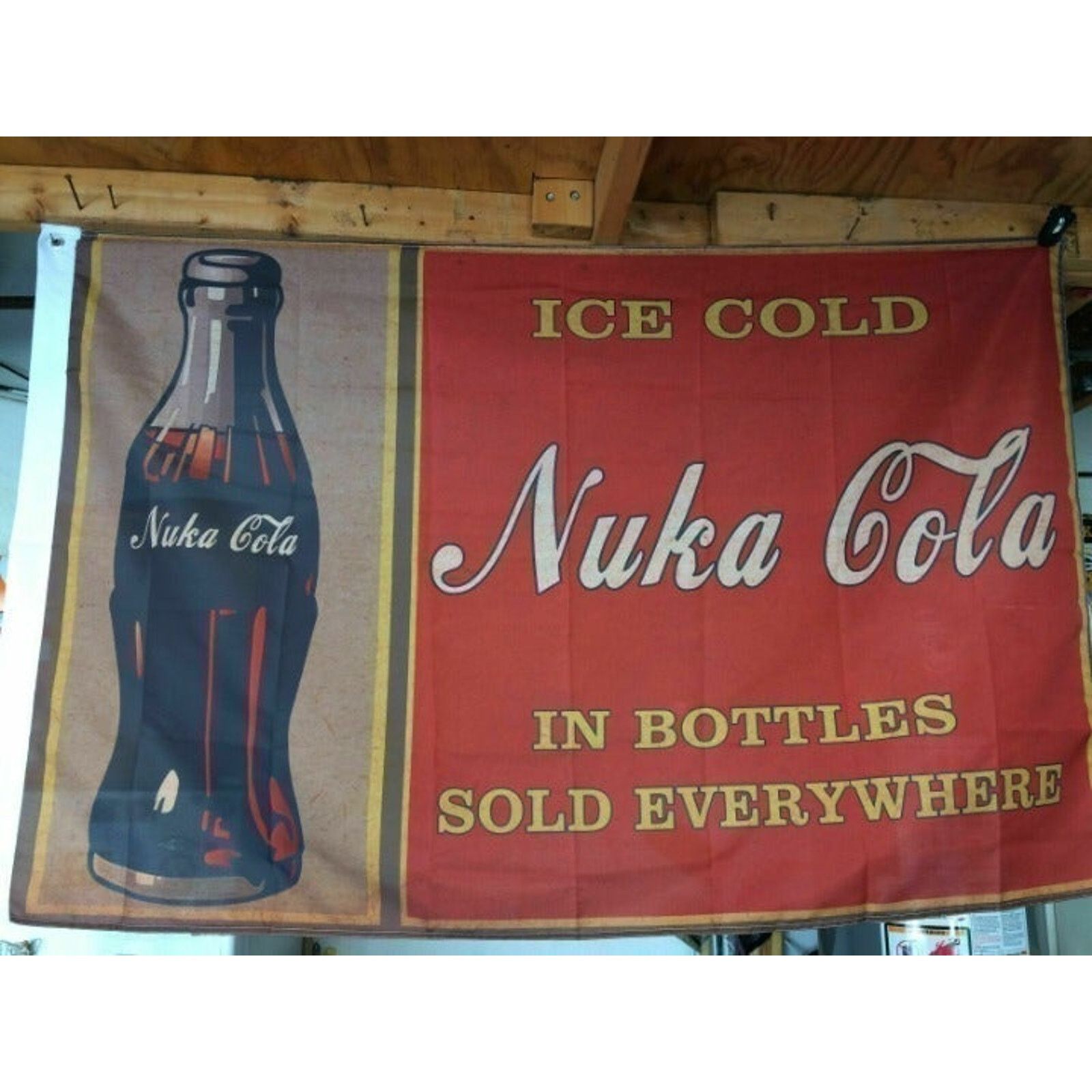 Other NUKA COLA FALLOUT 4 5FT FLAG Size ONE SIZE - 2 Thumbnail