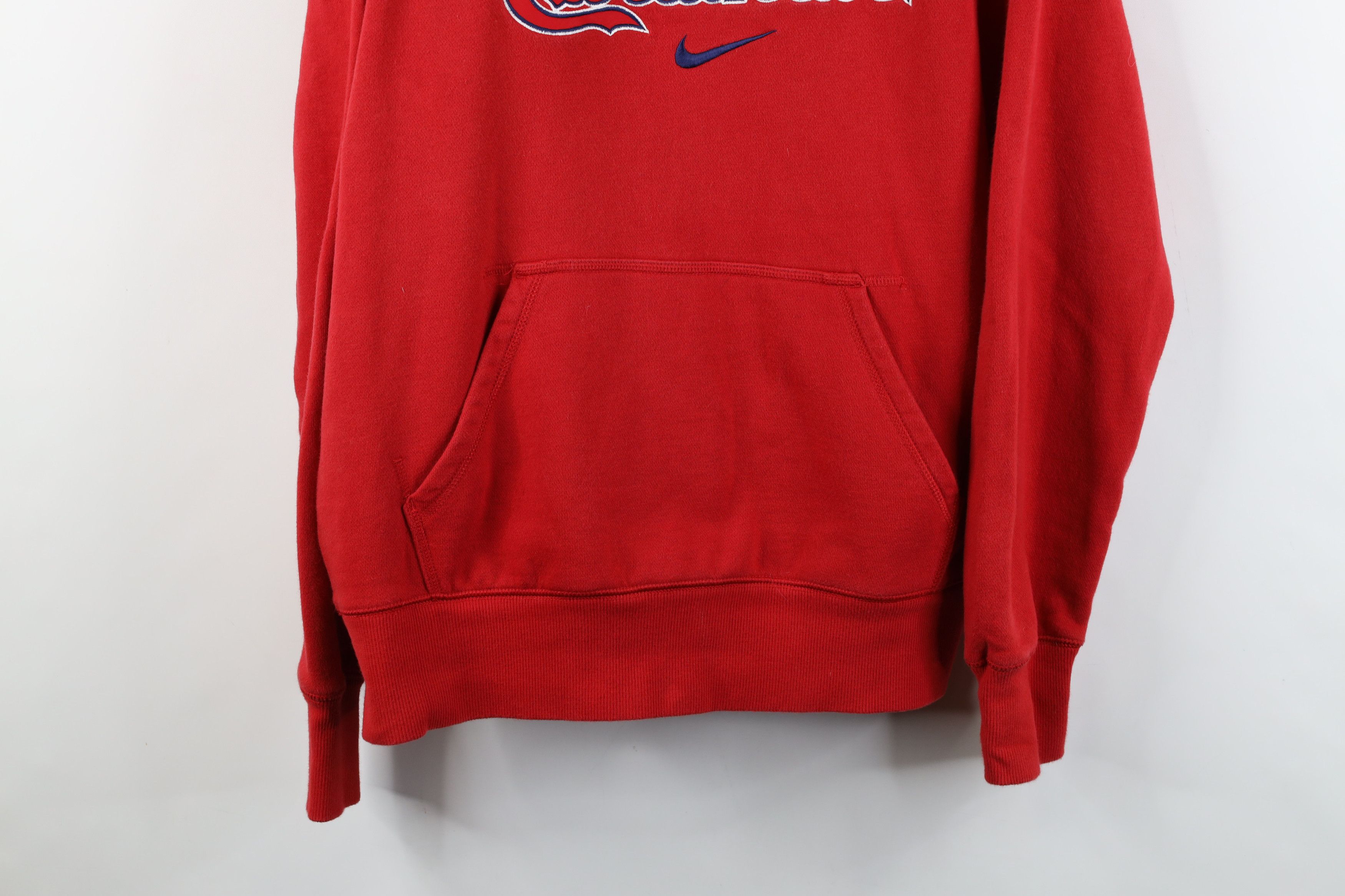 Nike Vintage Nike Swoosh St Louis Cardinals Baseball Hoodie Size US L / EU 52-54 / 3 - 3 Thumbnail
