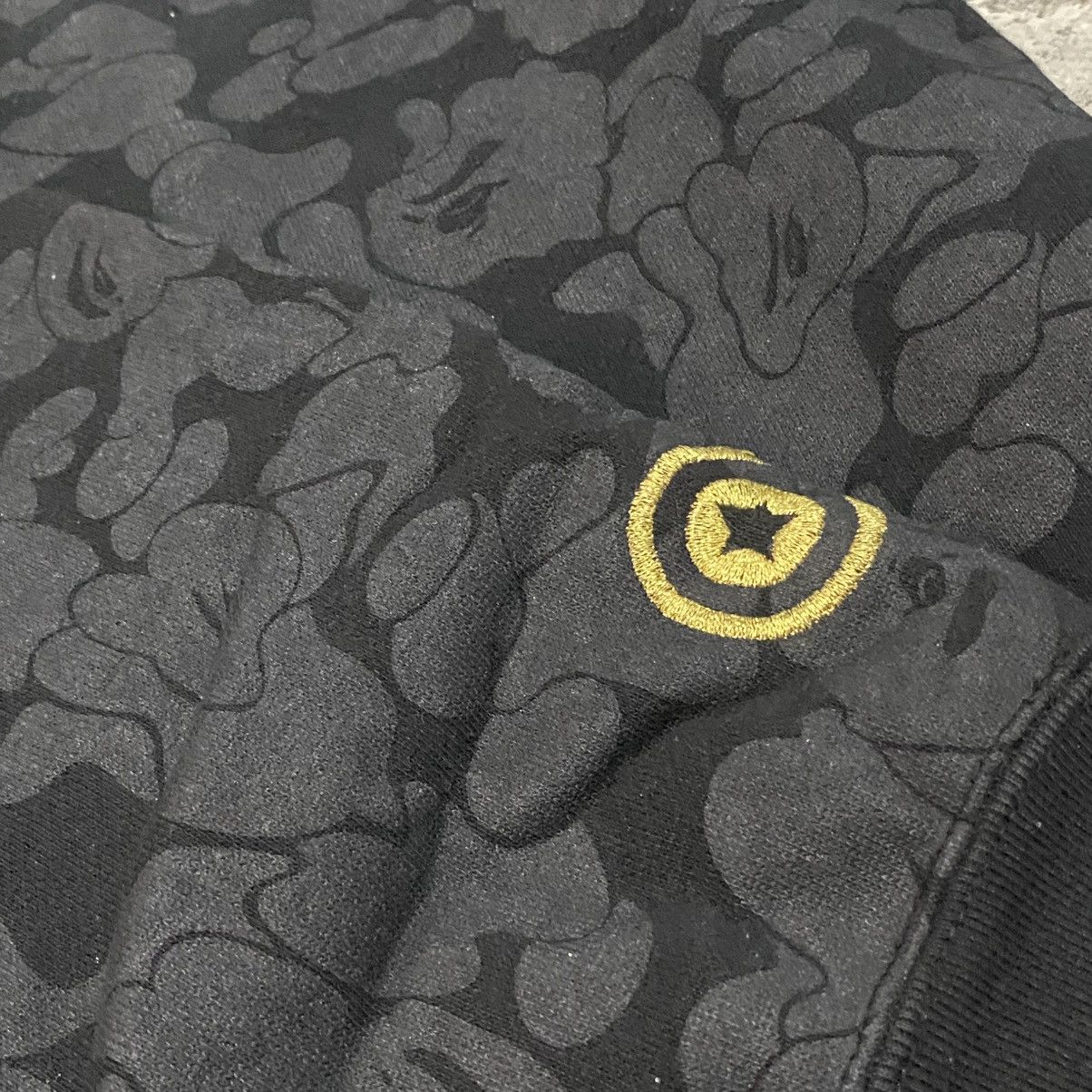 Bape Bape Shark Gold Black Solid Camo Hoodie Size US XL / EU 56 / 4 - 11 Thumbnail