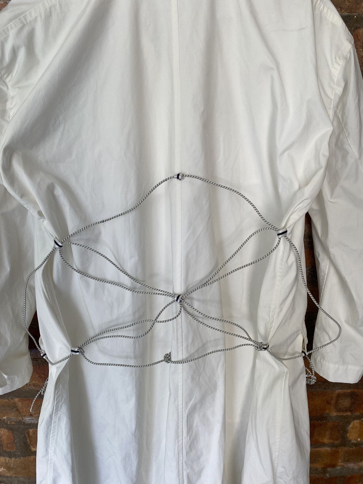 Issey Miyake SS04 ISSEY MIYAKE Bungee Cord Long Raincoat Size US M / EU 48-50 / 2 - 19 Thumbnail