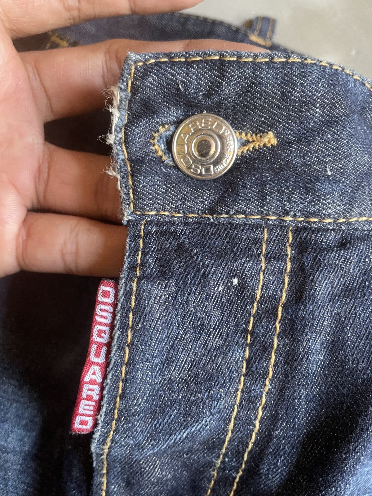 Dsquared2 Dsquared Straight Denim Jeans Distrassed Size 24" / US 00 / IT 34 - 8 Thumbnail