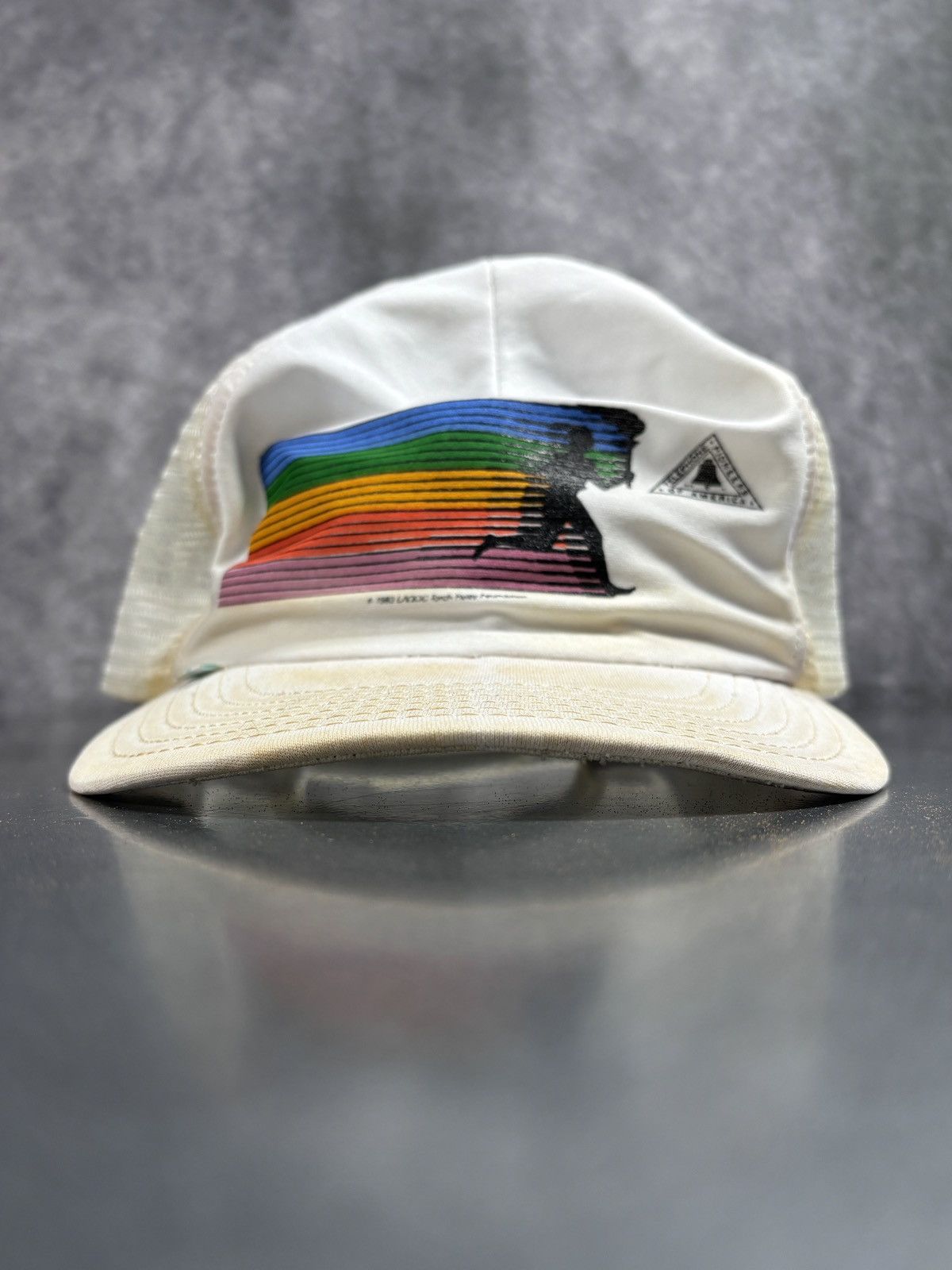 Levi's Vintage Levi's Trucker Hat 1984 Olympics Torch Staff Promo Size ONE SIZE - 14 Thumbnail