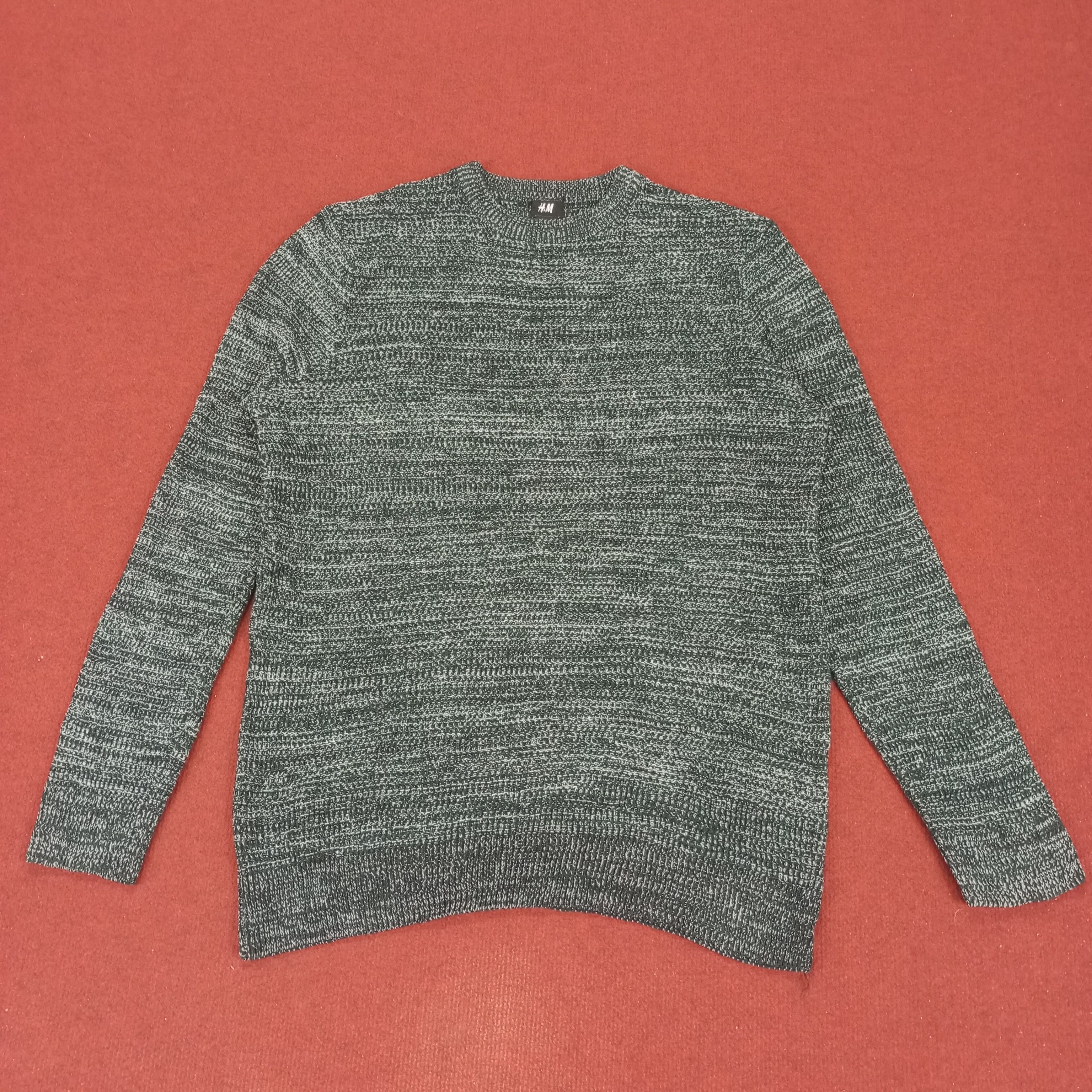 H&M × Vintage H&M Knitwear Sweater Plain Design Style Size US L / EU 52-54 / 3 - 1 Thumbnail