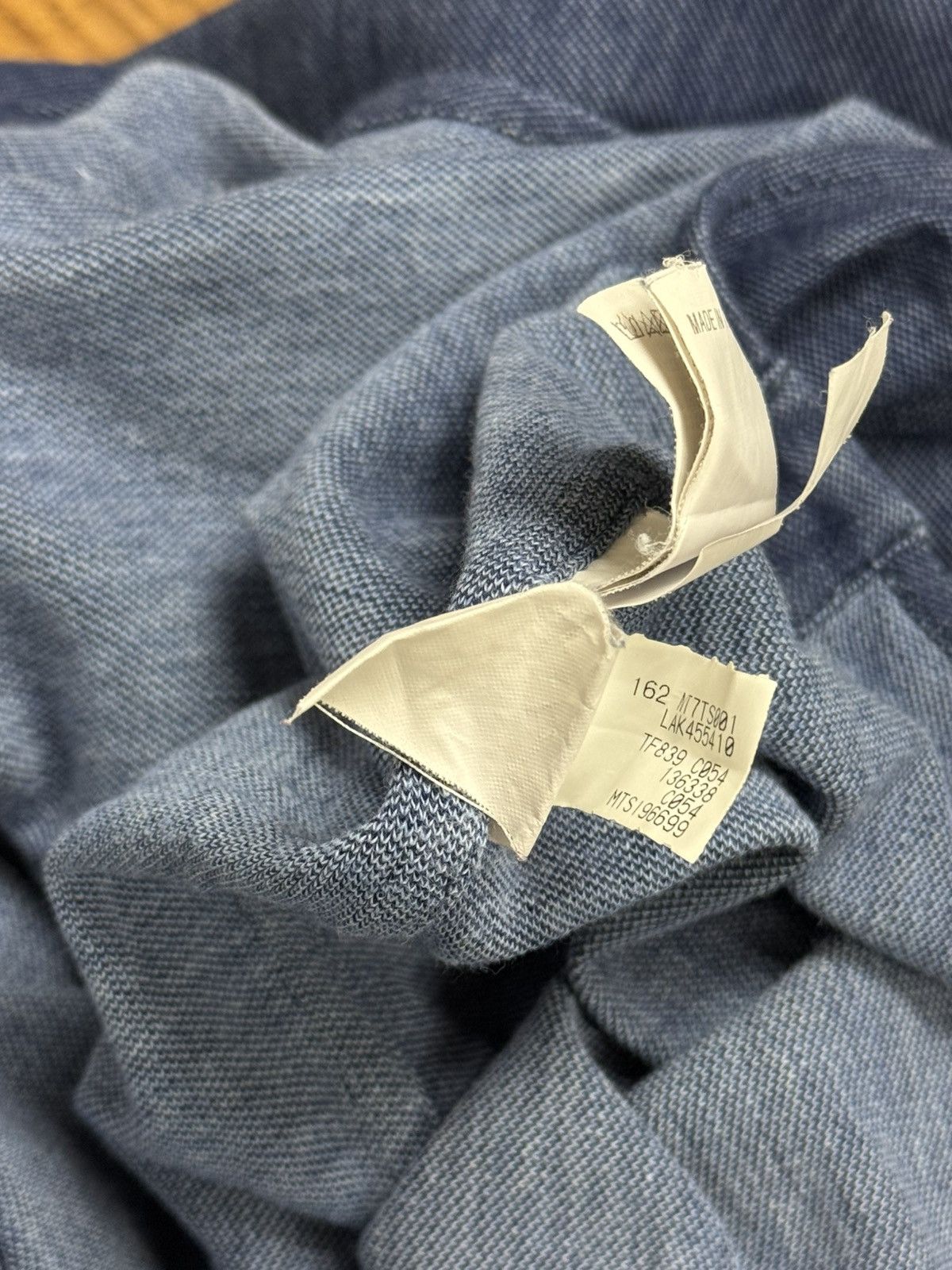 Brunello Cucinelli Brunello Cucinelli Blue Leisure Fit Cotton Long Sleeve Shirt Size US L / EU 52-54 / 3 - 9 Thumbnail