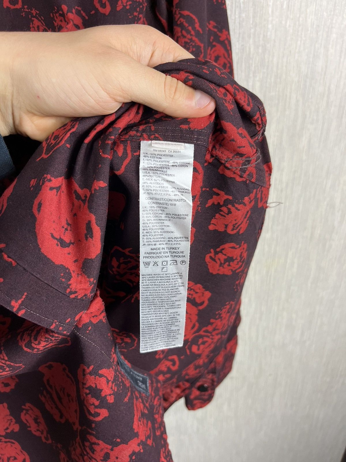 Diesel × Vintage Vintage archive Diesel Industries roses full print y2k shirt Size US M / EU 48-50 / 2 - 14 Thumbnail