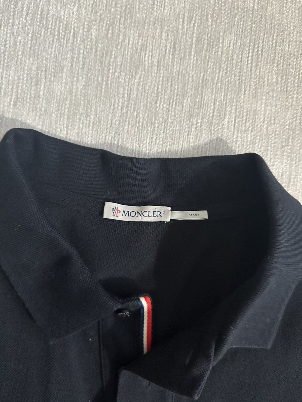 Moncler Moncler Logo-Patch Detail Polo Shirt Size US S / EU 44-46 / 1 - 3 Thumbnail