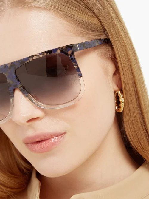 Loewe NEW Loewe LW40001F FILIPA 56B Shield Women Sunglasses Size ONE SIZE - 4 Thumbnail
