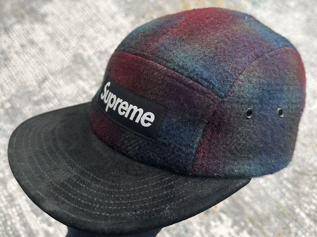 Supreme RARE. Supreme Shadow Plaid Camp Cap. Size ONE SIZE - 2 Thumbnail